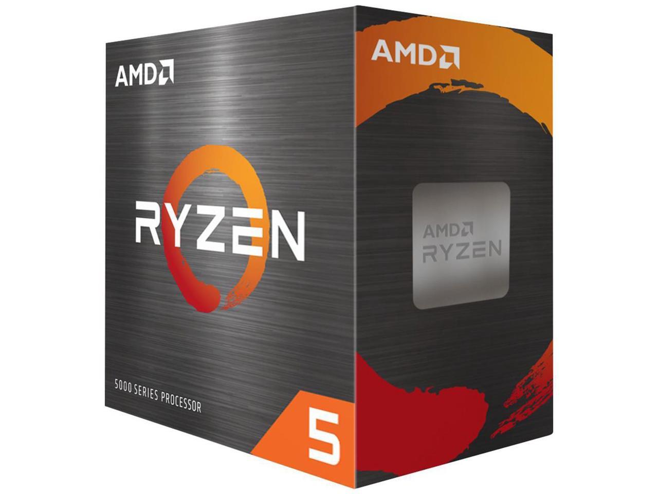 AMD Ryzen 5 5600X - Ryzen 5 5000 Series Vermeer (Zen 3) 6-Core 3.7 GHz Socket AM4 65W Desktop Processor - 100-100000065BOX