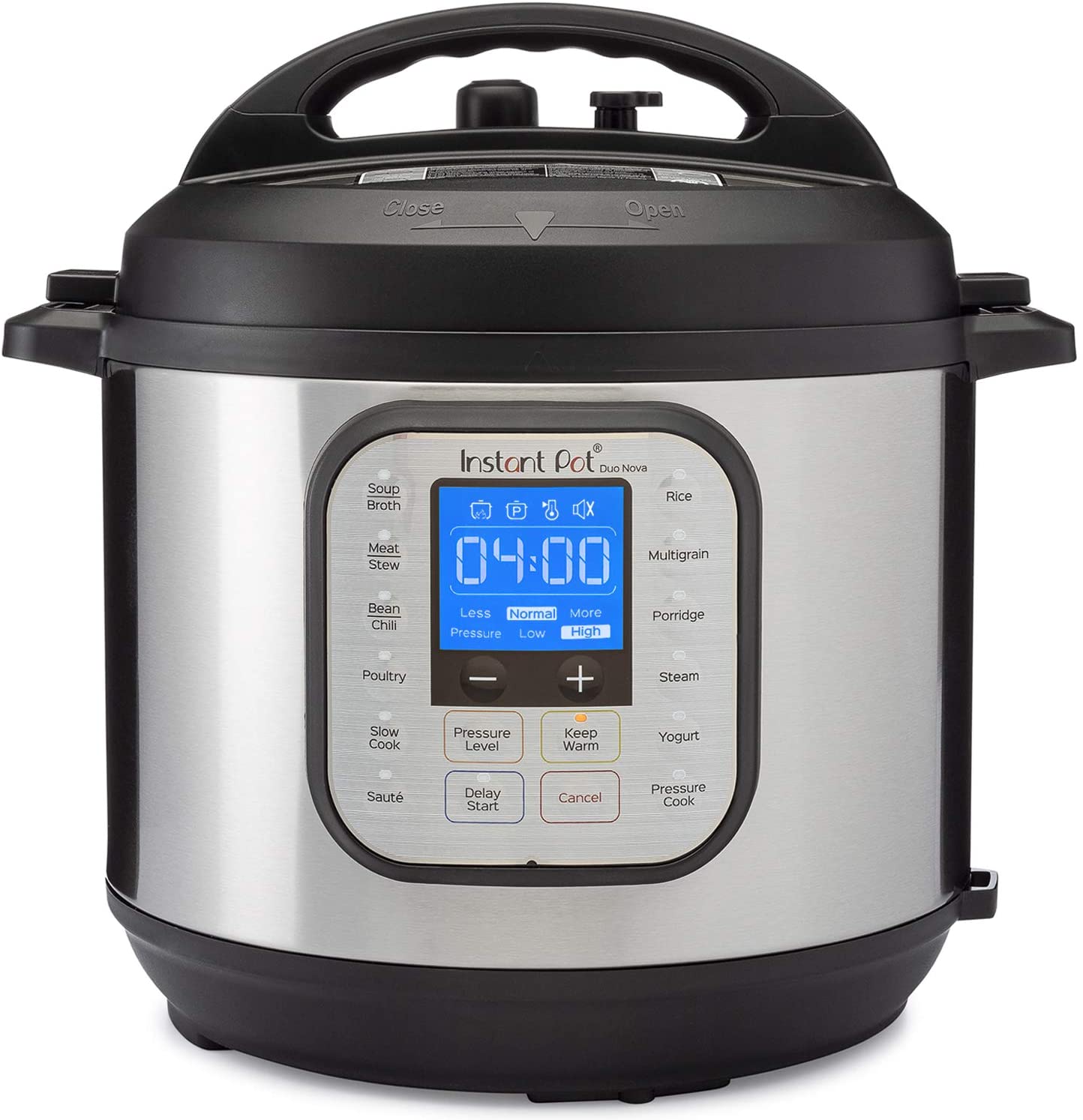 Instant Pot Duo Nova 7-in-1 Electric Pressure Cooker, Sterilizer, Slow Cooker, Rice Cooker, Steamer, Saute, Yogurt Maker, and Warmer, 6 Quart, Easy-Seal Lid, 14 One-Touch Programs