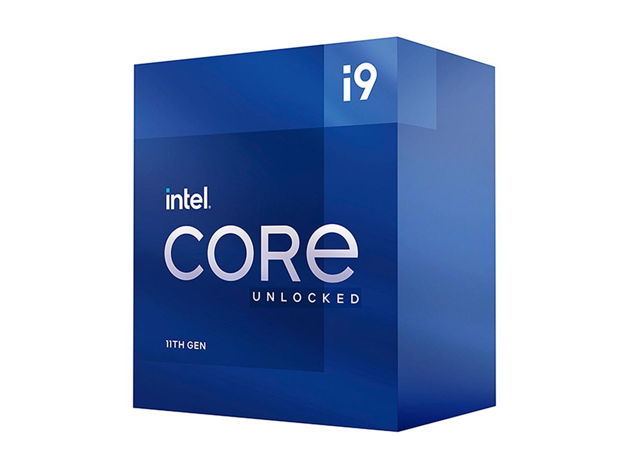 Intel Core i9-11900K - Core i9 11th Gen Rocket Lake 8-Core 3.5 GHz LGA 1200 125W Intel UHD Graphics 750 Desktop Processor - BX8070811900K