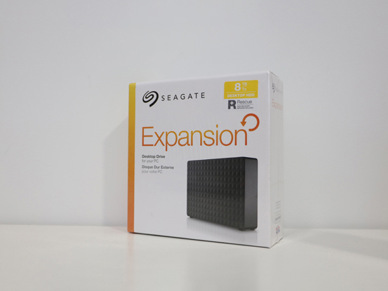 Seagate Expansion Desktop Hard Drive 8TB HDD External - PC Windows PS4 & Xbox - USB 2.0 & 3.0 Black (STEB8000100)